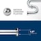 Everflow S-Trap with Flange for Tubular Drain Applications, 22GA Chrome Plated Brass 1-1/2" 12912 - alternate 2
